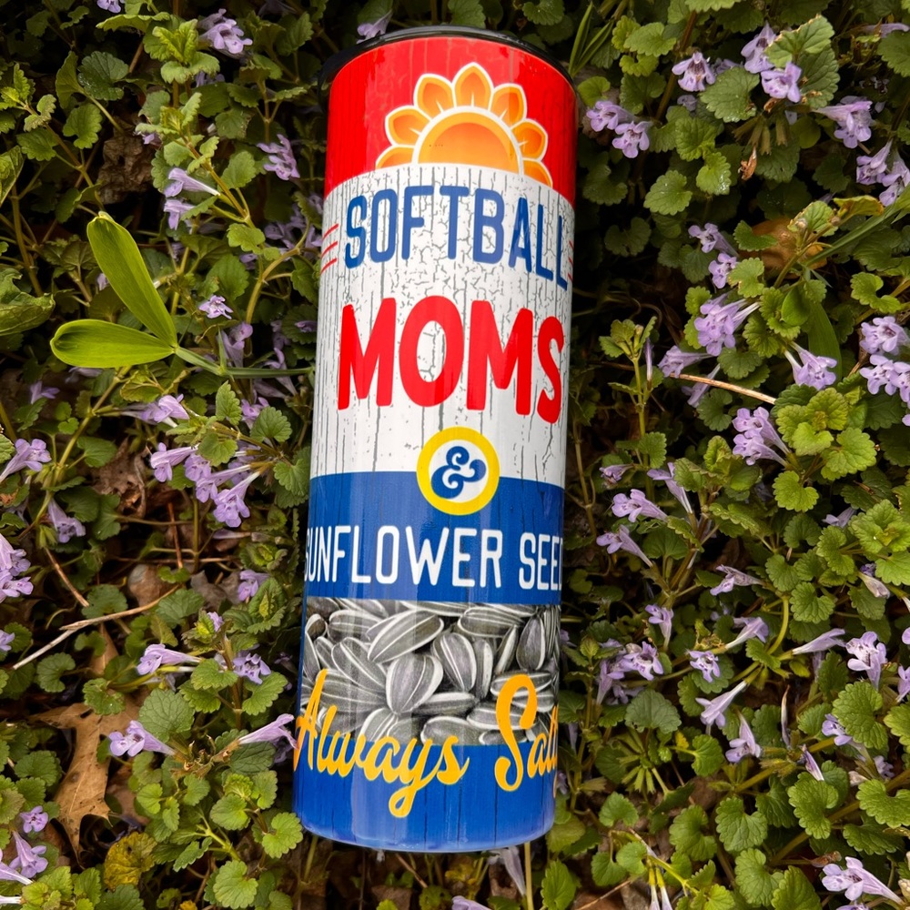 Softball mom tumbler